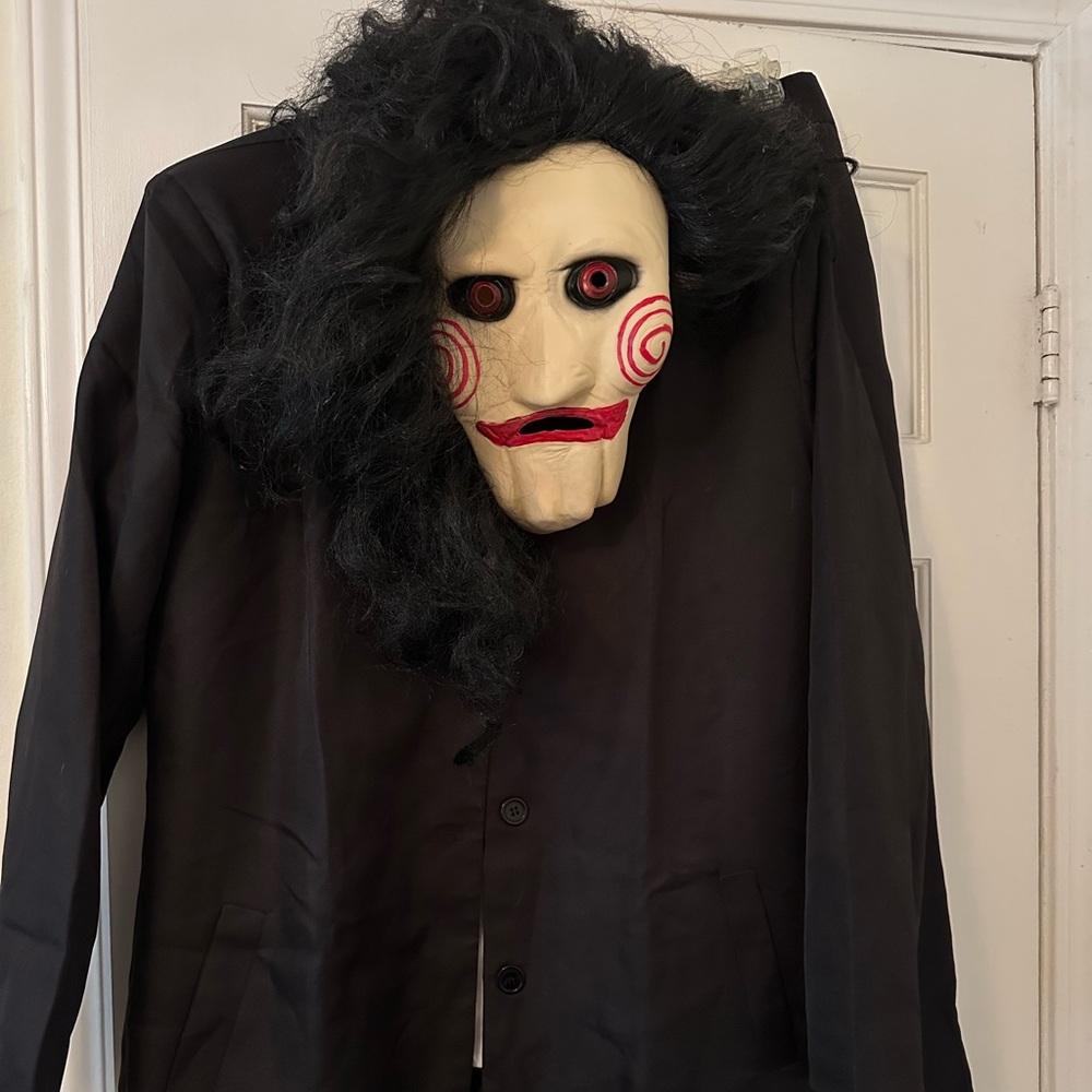 Billy the Puppet SAW Movie Costume with Mask